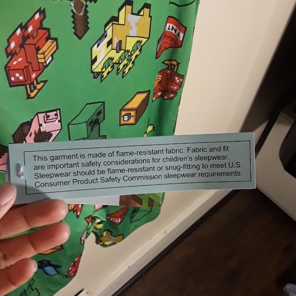 Minecraft green onesie hood shorts No Offer - Picture 6 of 6